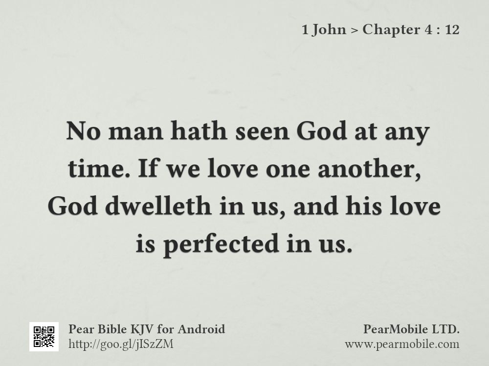 1 John, Chapter 4:12